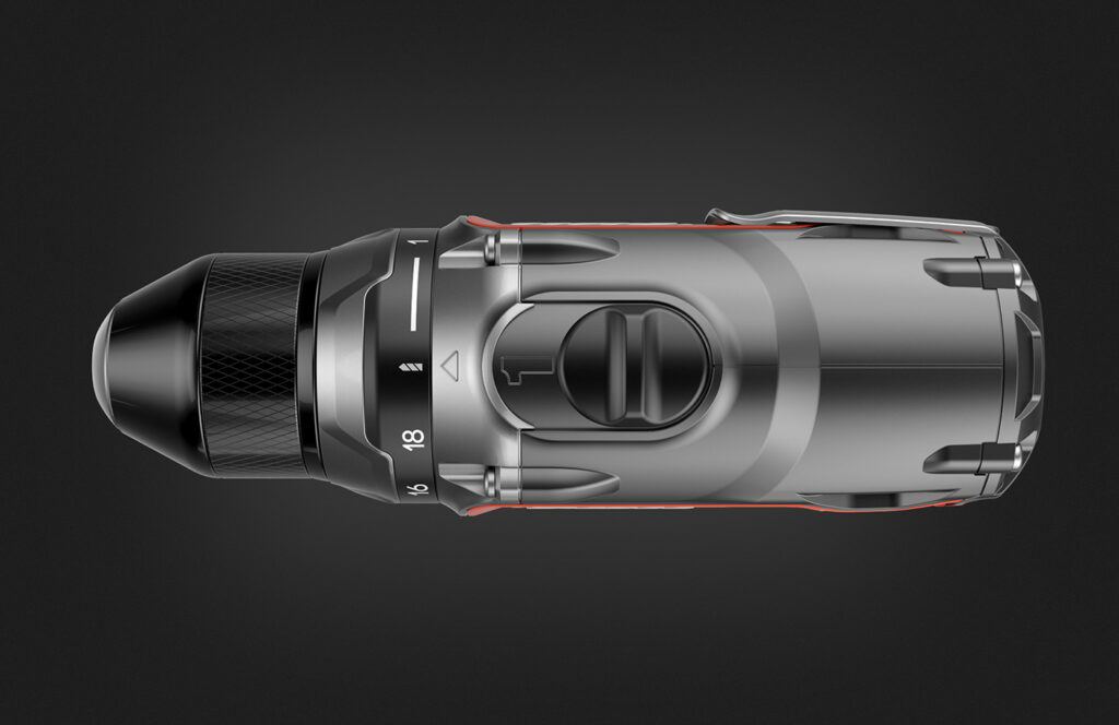 Skil Drill industrial design concept render power tool design