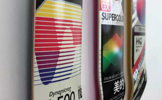 VHS Skate Deck Graphics
